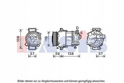 AKS DASIS 852682n -  Компрессор, кондиционер